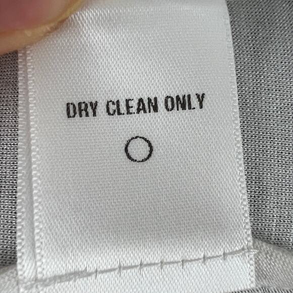 A.L.C. White Surplice Blouse Plunge Neck Band-Hem Pullover Summer Size M Medium - Picture 8 of 8